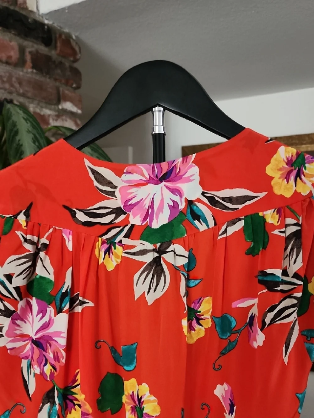 Anthropolgie Yumi Kim Red Floral Mini Dress - Picture 5 of 11